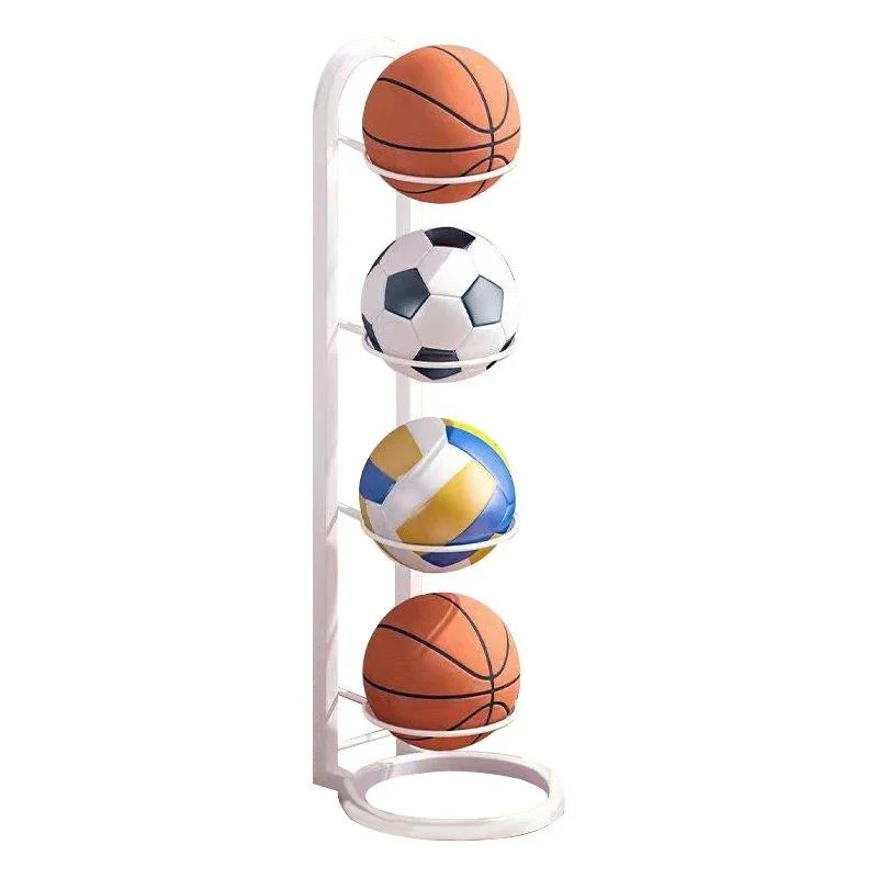 Elegant Sports Ball Storage Rack | Removable Garage Organizer -  - #tag1#
