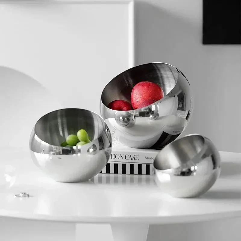 Elegant Stainless Steel Fruit Bowl -  - #tag1#