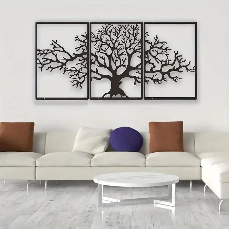 Elegant Tree Metal Wall Decor -  - #tag1#