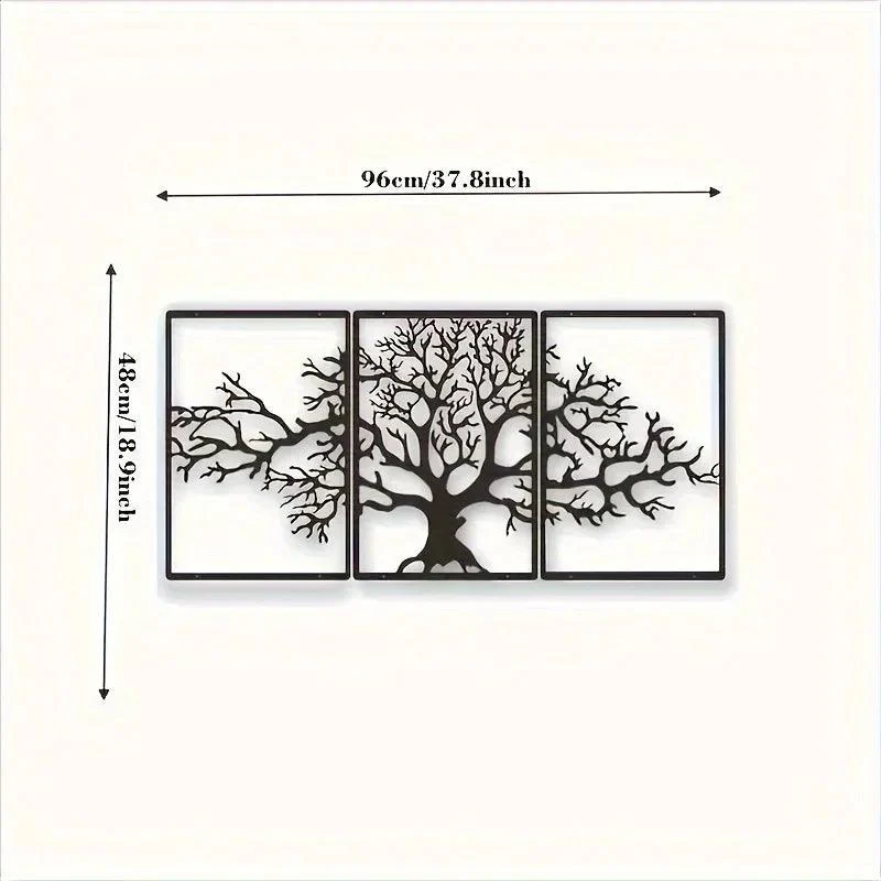 Elegant Tree Metal Wall Decor - - #tag1#