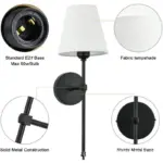 Elegant Wall Lamps Set of 2 tag1