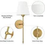 Elegant Wall Lamps Set of 2 tag1