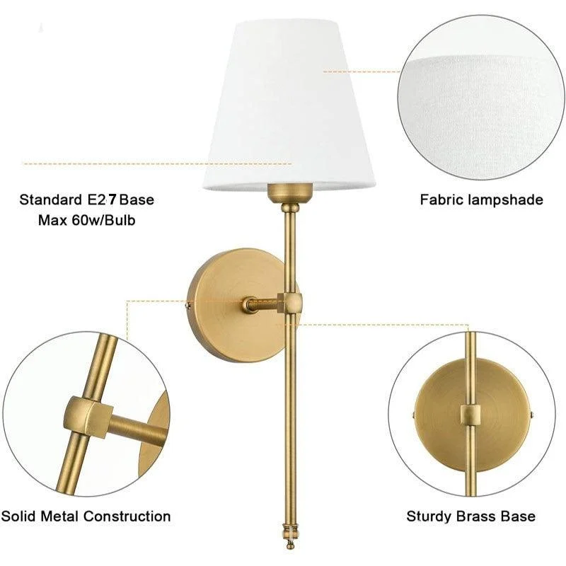 Elegant Wall Lamps Set of 2 -  - #tag1#