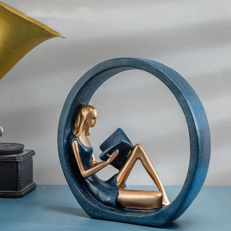 Elegant Women Reading Sculpture -  - #tag1#