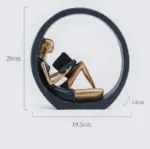 Elegant Women Reading Sculpture tag1