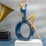 Elegant Women Reading Sculpture tag1