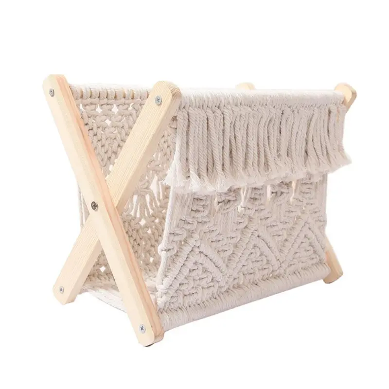 Elegant Woven Macrame Rack tag1