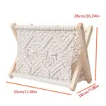 Elegant Woven Macrame Rack tag1