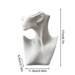 Elegant white face pattern vase Ceramic vase perfect for flowers or plumes tag1