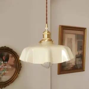 Homeko - Brass Pendant Lamp with Classic Design