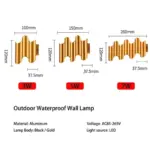 ElementGuard aluminum wall light