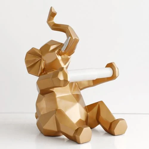 Elephant & Deer Toilet Paper Holder for Bathroom -  - #tag1#