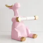 Elephant Deer Toilet Paper Holder for Bathroom tag1