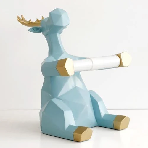 Elephant & Deer Toilet Paper Holder for Bathroom -  - #tag1#
