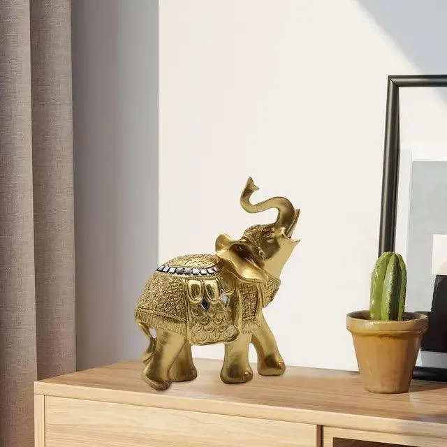 Elephant statue - Elephanta - Decorative Ornament - Resin Sculpture -  - #tag1#