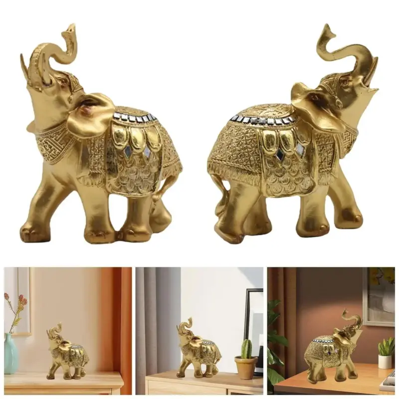 Elephant statue Elephanta Decorative Ornament Resin Sculpture tag1