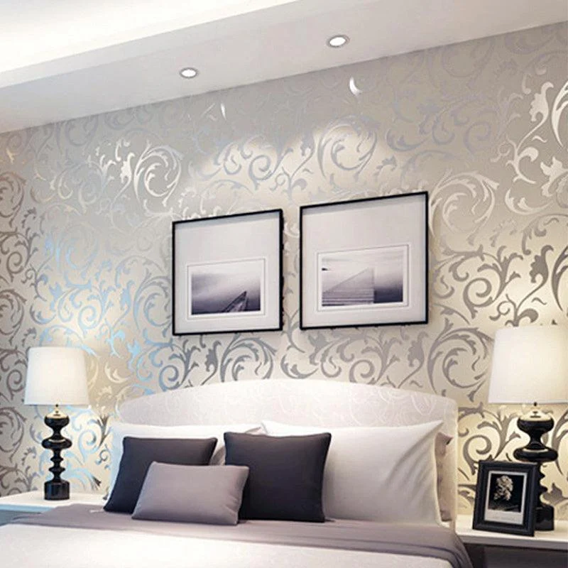 Elevate Your Home Decor with 3D Flower Embossed Wall Decals - 20.86in*393.7 Inches -  - #tag1#