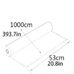Elevate Your Home Decor with 3D Flower Embossed Wall Decals 20.86in 393.7 Inches tag1