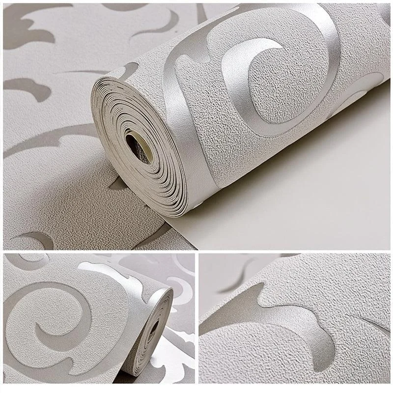 Elevate Your Home Decor with 3D Flower Embossed Wall Decals - 20.86in*393.7 Inches -  - #tag1#