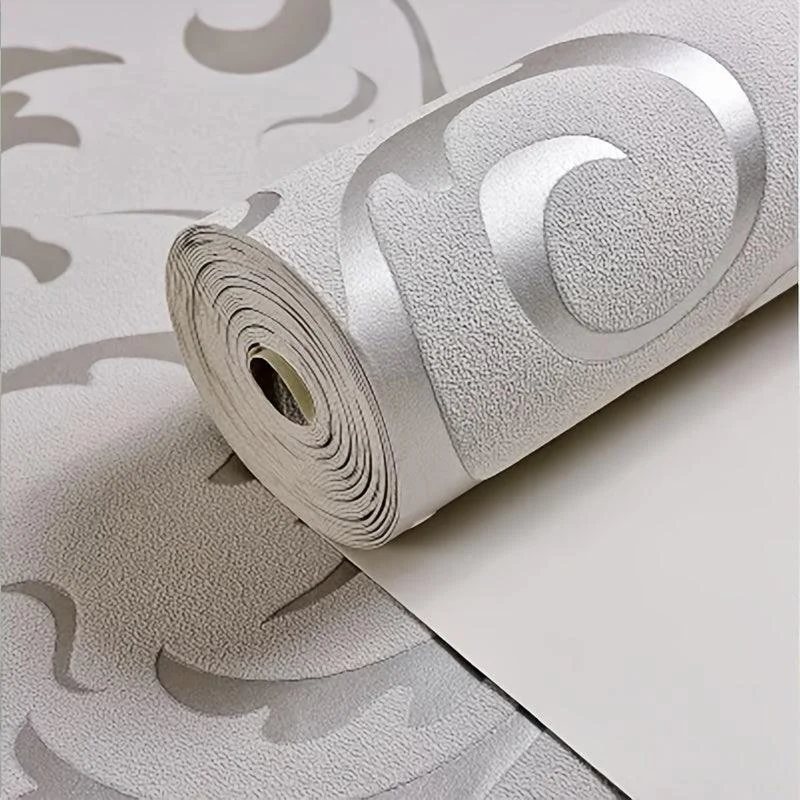 Elevate Your Home Decor with 3D Flower Embossed Wall Decals - 20.86in*393.7 Inches -  - #tag1#