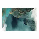 Elevate Your Space with Abstract Ink Painting Area Rug Rectangle