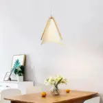 EliLicht Modern Pendant Lamp made of Wood and Metal tag1