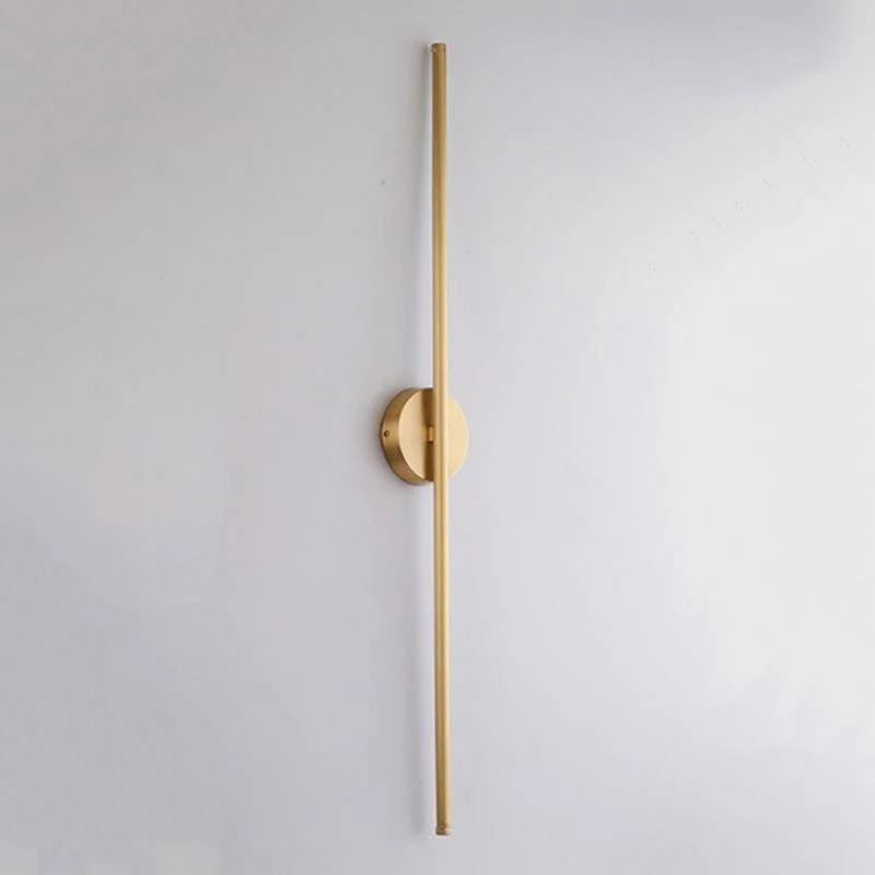 Elias Modern Linear LED Wall Light Gold, Indoor, Metal, Bathroom -  - #tag1#