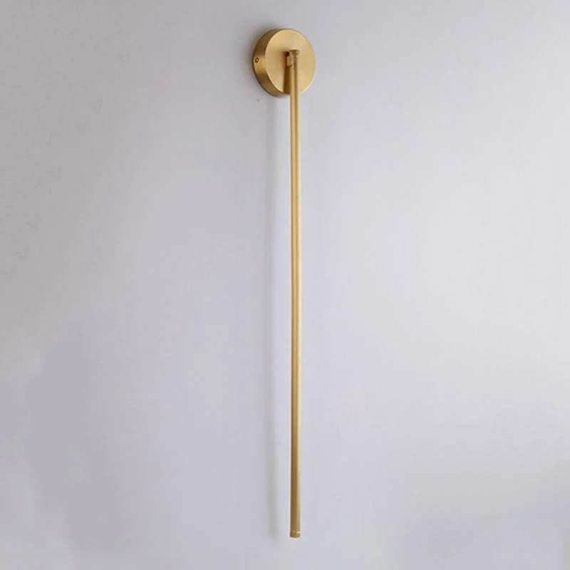 Elias Modern Linear LED Wall Light Gold, Indoor, Metal, Bathroom -  - #tag1#