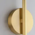 Elias Modern Linear LED Wall Light Gold Indoor Metal Bathroom tag1