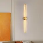 Elias Modern Linear LED Wall Light Gold Indoor Metal Bathroom tag1