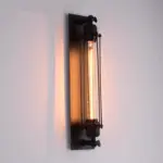 Elias Retro Wall Lamp Metal Various Colors tag1