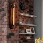 Elias Retro Wall Lamp Metal Various Colors tag1