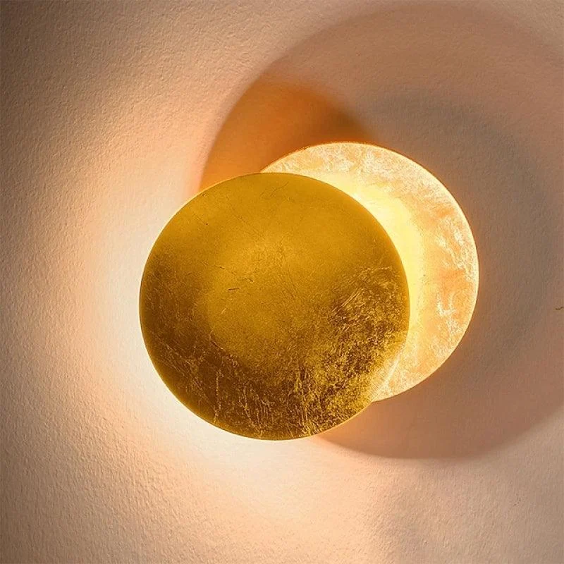 Elif LED Wall Lamp - Gold/Red Bronze Metal -  - #tag1#