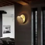 Elif LED Wall Lamp Gold Red Bronze Metal tag1