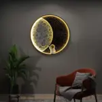 Elif Modern Astronaut Moon LED Wall Lamp Bedroom Children s Room Indoor Metal Dimmable tag1