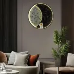 Elif Modern Astronaut Moon LED Wall Lamp Bedroom Children s Room Indoor Metal Dimmable tag1