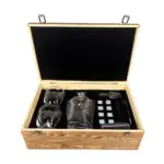 Elite Whiskey Decanter Set Luxury Carafe and Glasses with Whiskey Stones tag1