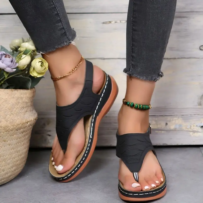 Ella Fashionable Orthopedic Summer Sandal with Thick Sole tag1
