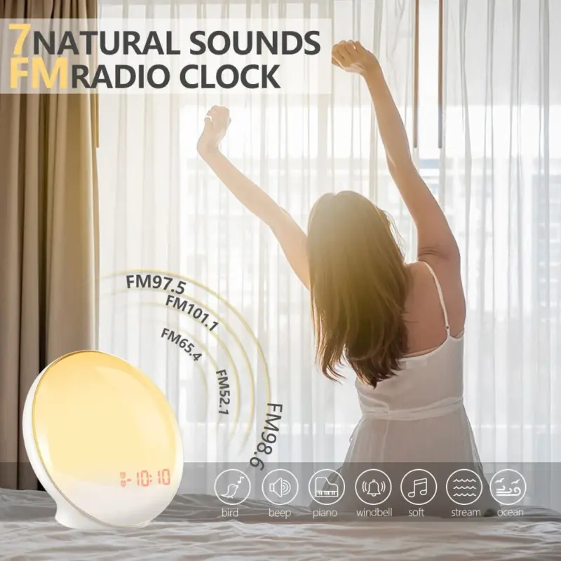 Elliptical Sunrise Alarm Clock tag1