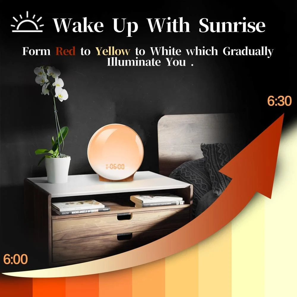 Elliptical Sunrise Alarm Clock -  - #tag1#