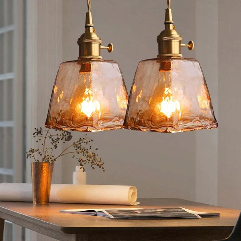 Eloise Vintage LED Ceiling Lamps Gold Metal and Glass for Bedroom, Living Room, Dining Room -  - #tag1#