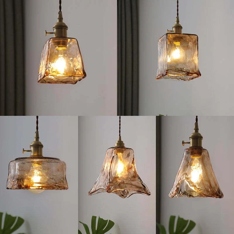 Eloise Vintage LED Ceiling Lamps Gold Metal and Glass for Bedroom, Living Room, Dining Room -  - #tag1#