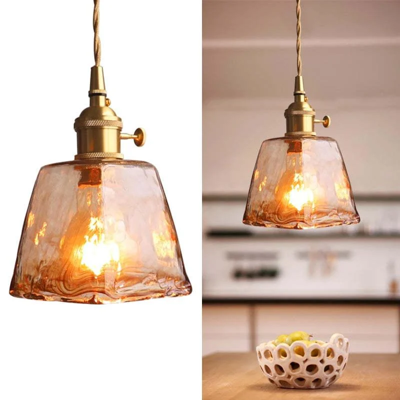 Eloise Vintage LED Ceiling Lamps Gold Metal and Glass for Bedroom, Living Room, Dining Room -  - #tag1#