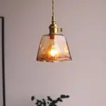 Eloise Vintage LED Ceiling Lamps Gold Metal and Glass for Bedroom Living Room Dining Room tag1