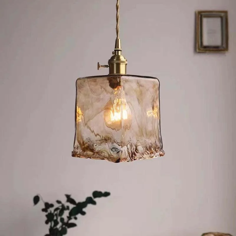 Eloise Vintage LED Ceiling Lamps Gold Metal and Glass for Bedroom, Living Room, Dining Room -  - #tag1#