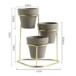 Elora Modern 3 in 1 Pottery Planters tag1