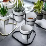 Elora Modern 3 in 1 Pottery Planters tag1