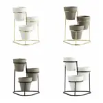 Elora Modern 3 in 1 Pottery Planters tag1