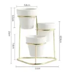 Elora Modern 3 in 1 Pottery Planters tag1