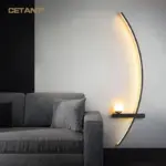 ElysianElegance LED Wall Lamp with Remote Control tag1